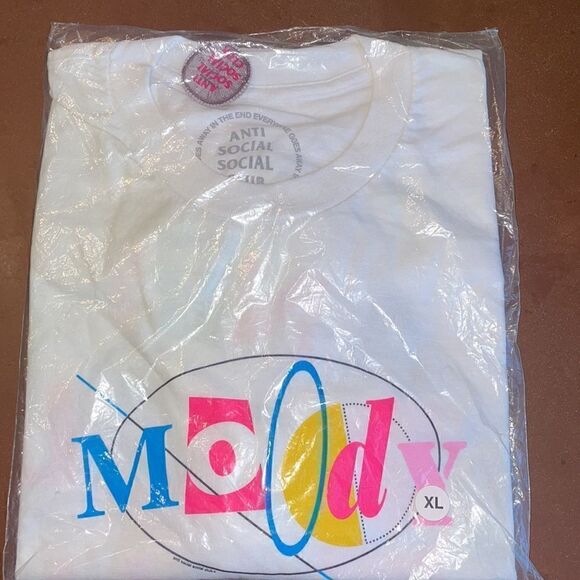 Anti Social Social Club Mood Bored Tee White size XL - Picture 3 of 6